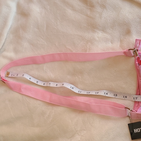 NEW!! Hot Topic Strawberry Milk AOP Passport/ Crossbody Festival Bag!! - Picture 10 of 10